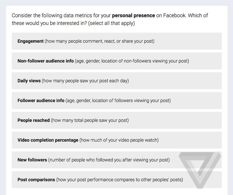 facebook insights per i profili