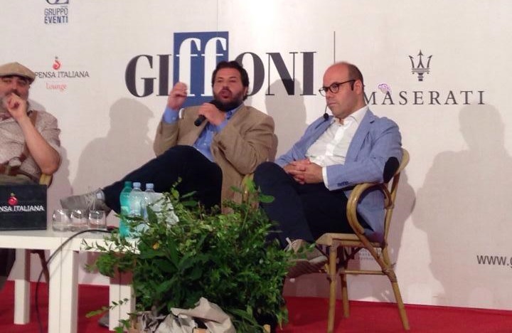 Tommaso Niccoli e Giancarlo Panico al Giffoni Film Festival
